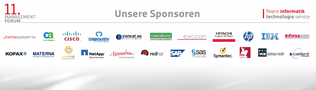 sponsorenwand_blog Gemeinsam mit diesen Partnern begrüßen wir rund 400 Gäste zum 11.Management-Forum