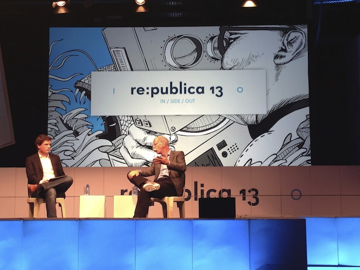 re:publica 2013 - Zetsche Martin Randeloff befragt Dieter Zetsche
