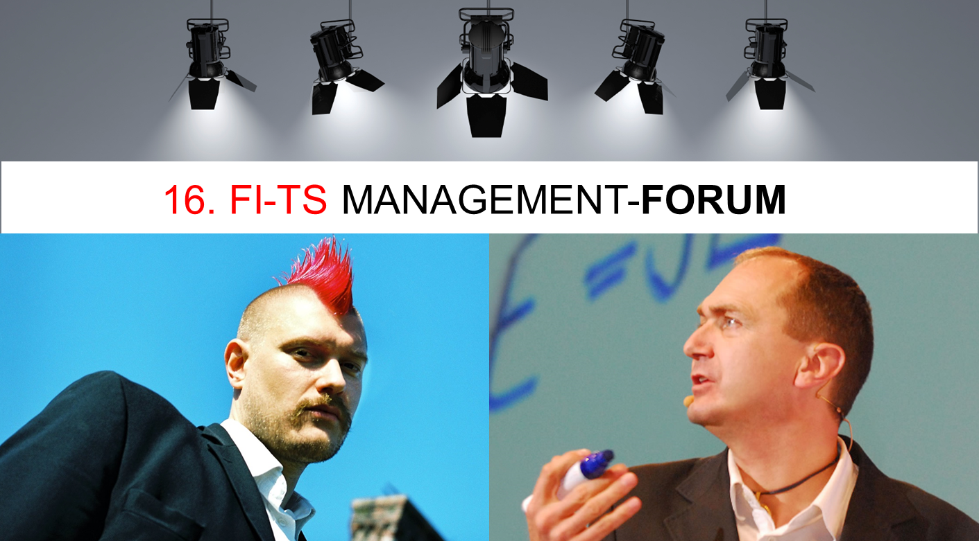 Wir freuen uns auf Sascha Lobo und Otmar Kastner auf dem 16. FI-TS Management-Forum.